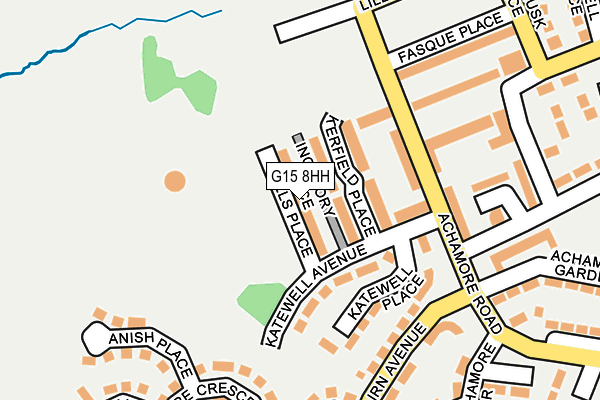 G15 8HH map - OS OpenMap – Local (Ordnance Survey)