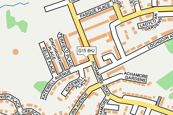 G15 8HJ map - OS OpenMap – Local (Ordnance Survey)
