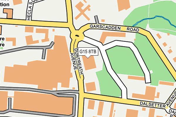 G15 8TB map - OS OpenMap – Local (Ordnance Survey)