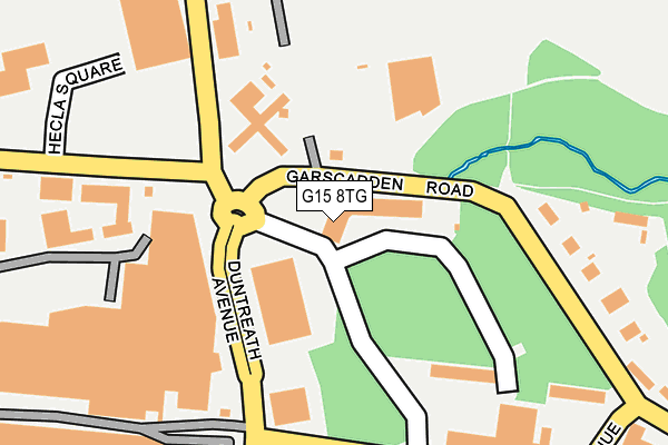 G15 8TG map - OS OpenMap – Local (Ordnance Survey)