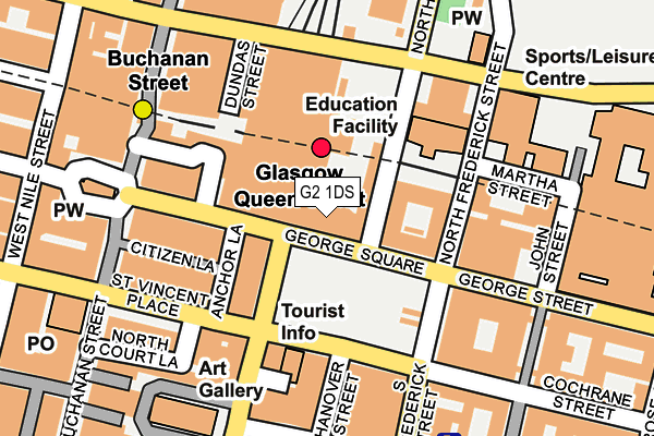 G2 1DS map - OS OpenMap – Local (Ordnance Survey)