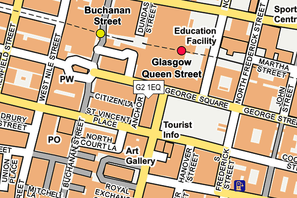 G2 1EQ map - OS OpenMap – Local (Ordnance Survey)