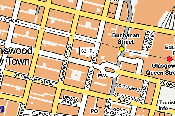 G2 1PJ map - OS OpenMap – Local (Ordnance Survey)