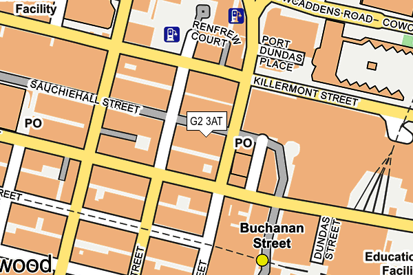 G2 3AT map - OS OpenMap – Local (Ordnance Survey)