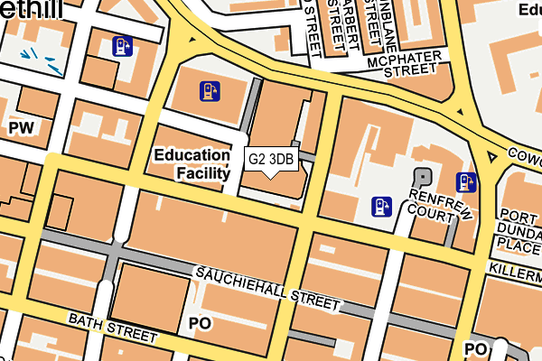 G2 3DB map - OS OpenMap – Local (Ordnance Survey)