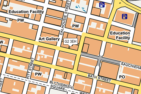 G2 3EH map - OS OpenMap – Local (Ordnance Survey)