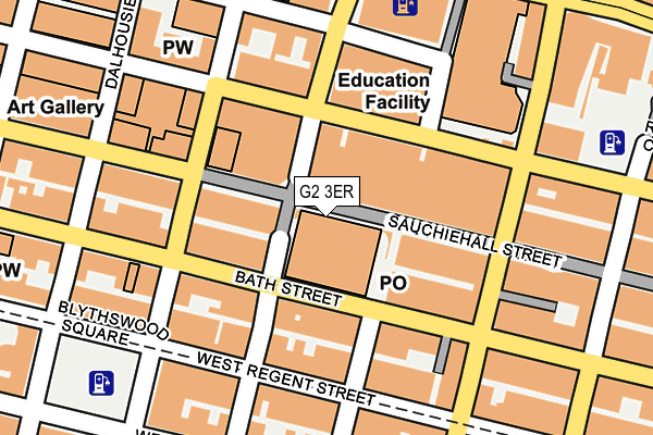 G2 3ER map - OS OpenMap – Local (Ordnance Survey)