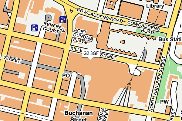 G2 3GF map - OS OpenMap – Local (Ordnance Survey)