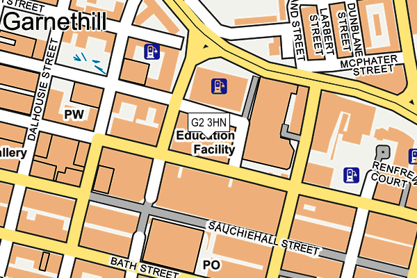 G2 3HN map - OS OpenMap – Local (Ordnance Survey)