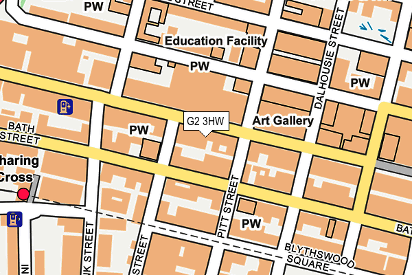 G2 3HW map - OS OpenMap – Local (Ordnance Survey)