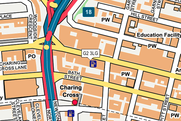 G2 3LG map - OS OpenMap – Local (Ordnance Survey)