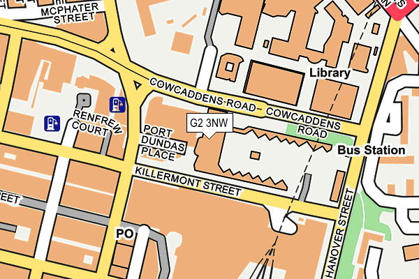G2 3NW map - OS OpenMap – Local (Ordnance Survey)