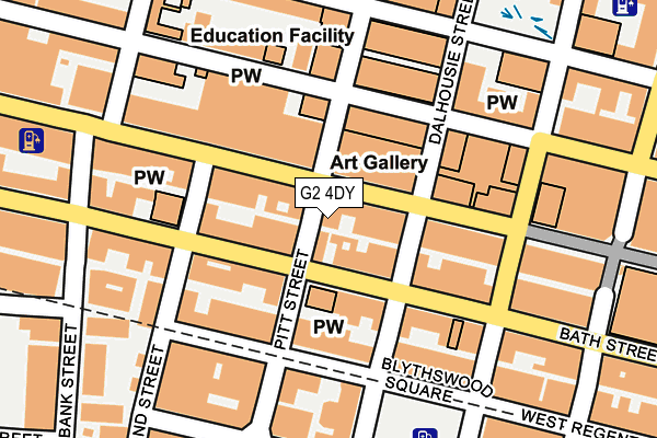 G2 4DY map - OS OpenMap – Local (Ordnance Survey)