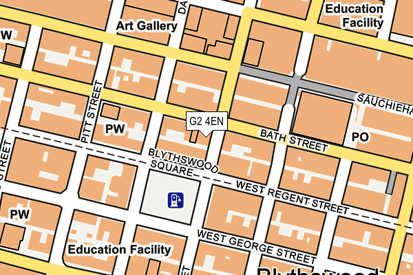 G2 4EN map - OS OpenMap – Local (Ordnance Survey)