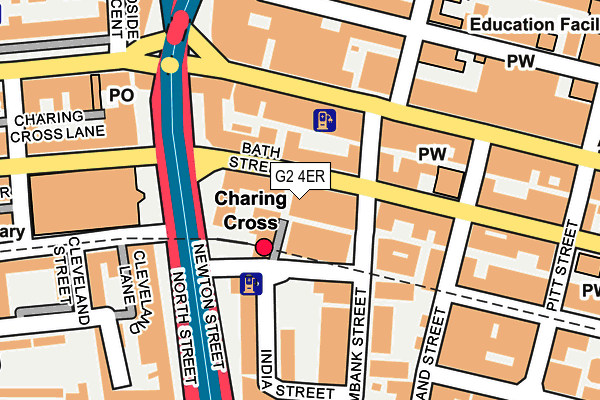 G2 4ER map - OS OpenMap – Local (Ordnance Survey)