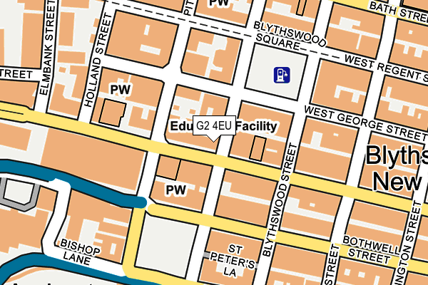 G2 4EU map - OS OpenMap – Local (Ordnance Survey)