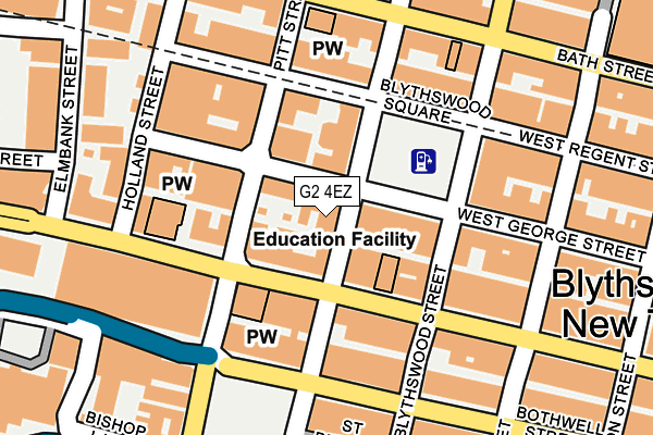 G2 4EZ map - OS OpenMap – Local (Ordnance Survey)