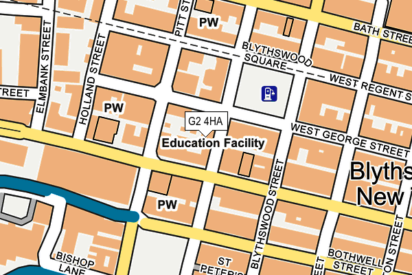 G2 4HA map - OS OpenMap – Local (Ordnance Survey)