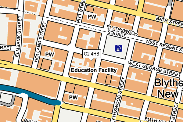 G2 4HB map - OS OpenMap – Local (Ordnance Survey)