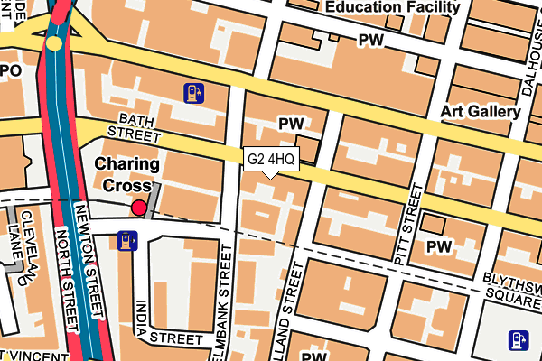 G2 4HQ map - OS OpenMap – Local (Ordnance Survey)