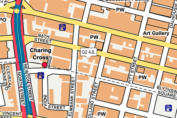 G2 4JL map - OS OpenMap – Local (Ordnance Survey)