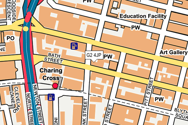 G2 4JP map - OS OpenMap – Local (Ordnance Survey)