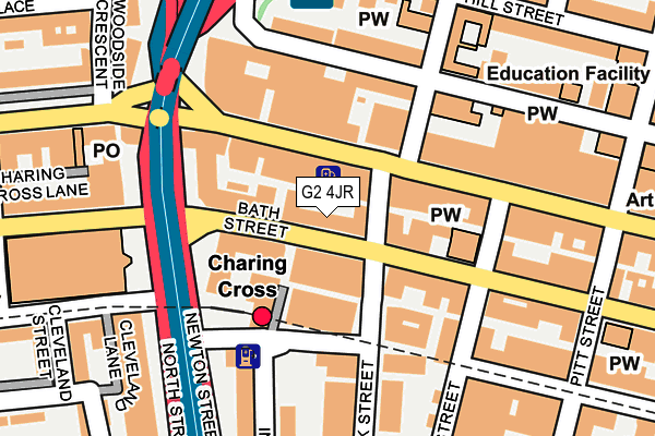 G2 4JR map - OS OpenMap – Local (Ordnance Survey)