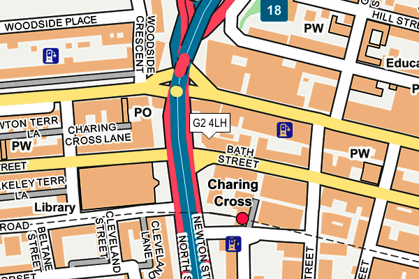 G2 4LH map - OS OpenMap – Local (Ordnance Survey)
