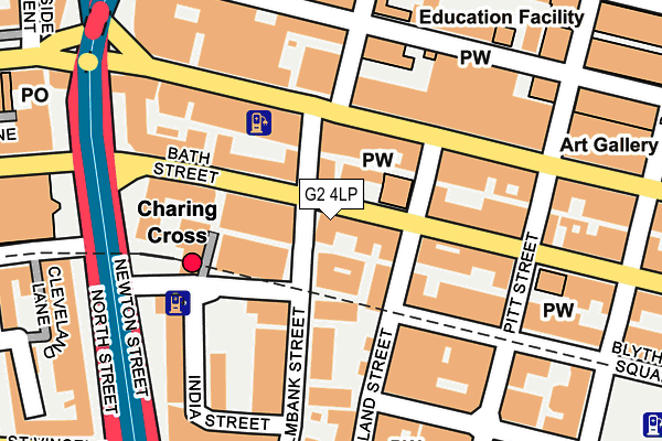 G2 4LP map - OS OpenMap – Local (Ordnance Survey)