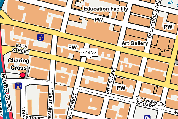 G2 4NG map - OS OpenMap – Local (Ordnance Survey)