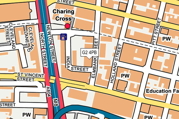 G2 4PB map - OS OpenMap – Local (Ordnance Survey)