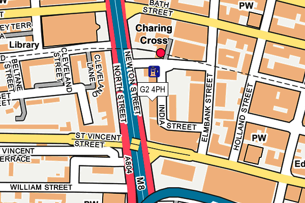 G2 4PH map - OS OpenMap – Local (Ordnance Survey)