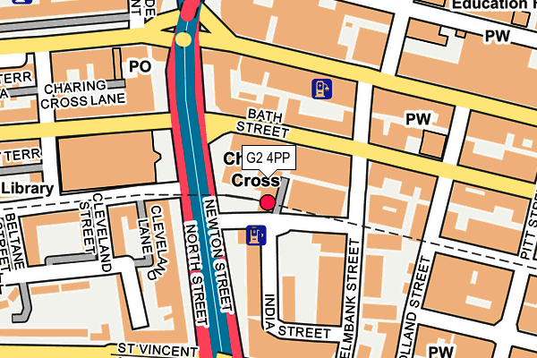 G2 4PP map - OS OpenMap – Local (Ordnance Survey)