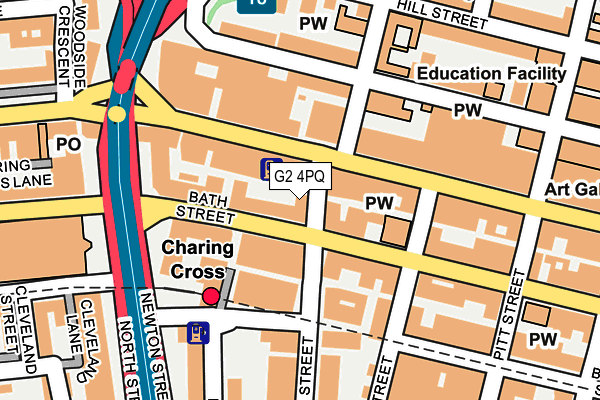 G2 4PQ map - OS OpenMap – Local (Ordnance Survey)