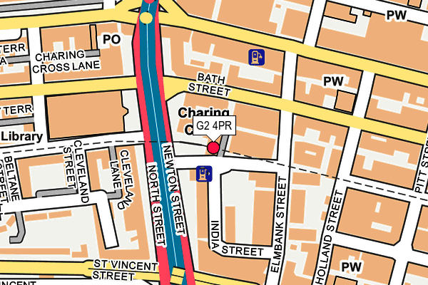 G2 4PR map - OS OpenMap – Local (Ordnance Survey)