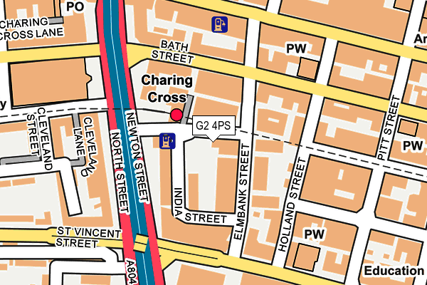 G2 4PS map - OS OpenMap – Local (Ordnance Survey)