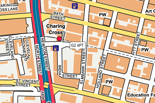 G2 4PT map - OS OpenMap – Local (Ordnance Survey)