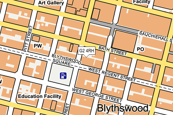 G2 4RH map - OS OpenMap – Local (Ordnance Survey)