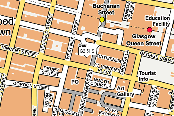 G2 5HS map - OS OpenMap – Local (Ordnance Survey)