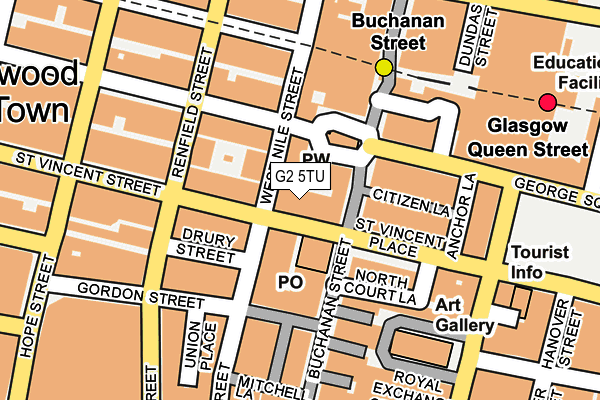 G2 5TU map - OS OpenMap – Local (Ordnance Survey)