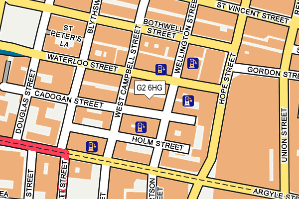 G2 6HG map - OS OpenMap – Local (Ordnance Survey)