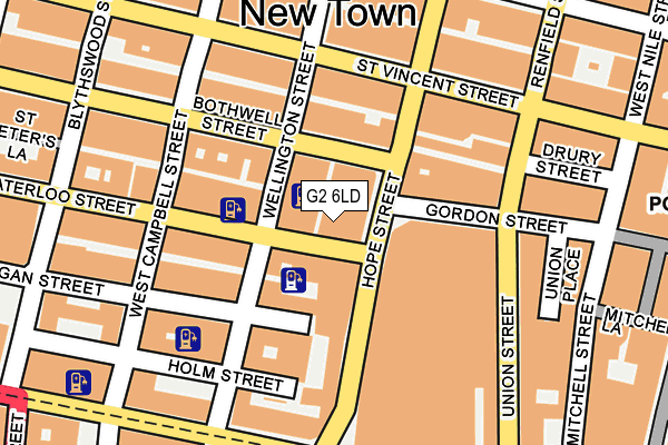 G2 6LD map - OS OpenMap – Local (Ordnance Survey)