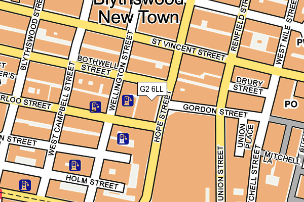 G2 6LL map - OS OpenMap – Local (Ordnance Survey)