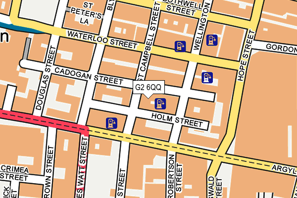 G2 6QQ map - OS OpenMap – Local (Ordnance Survey)