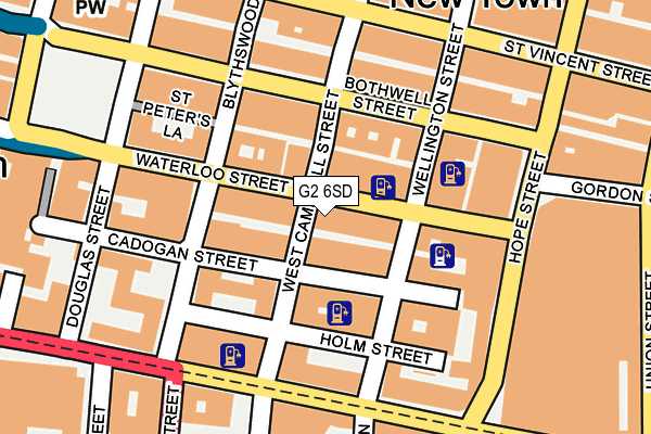 G2 6SD map - OS OpenMap – Local (Ordnance Survey)