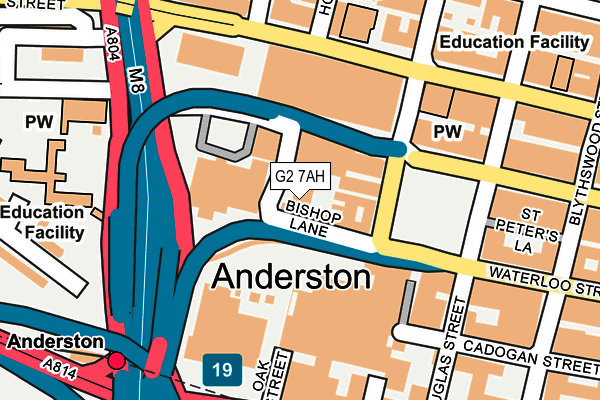 G2 7AH map - OS OpenMap – Local (Ordnance Survey)