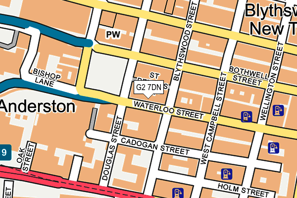 G2 7DN map - OS OpenMap – Local (Ordnance Survey)