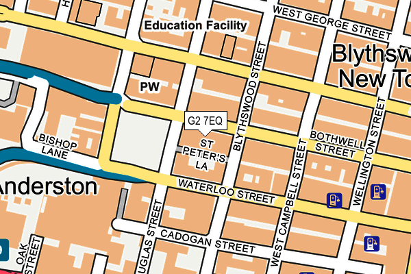 G2 7EQ map - OS OpenMap – Local (Ordnance Survey)