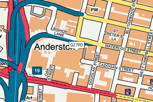 G2 7PD map - OS OpenMap – Local (Ordnance Survey)