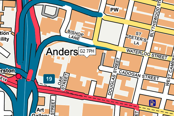 G2 7PH map - OS OpenMap – Local (Ordnance Survey)